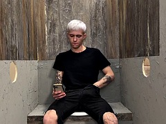 フェラチオ, ゲイ, 手コキする, オナニー, タトゥー, 三人