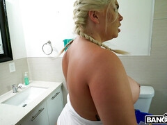 Maid Ashley Barbie shows off her giant juicy ass