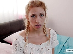Grosser schwanz, Blondine, Tochter, Zierlich, Pov, Muschi, Jungendliche (18+), Titten