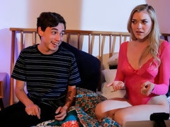 Rubia, Hermano, Estilo perrito, Pajear, Afeitado, Adolescente, Tetas, Voyeur