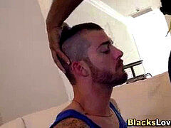 素人, アナル, 黒人, フェラチオ, イく瞬間, 黒人, ゲイ, ハードコア