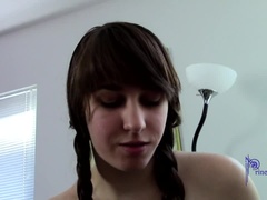 Leie, In den arsch, Braunhaarige, Besamung, Muschi, Taboo, Jungendliche (18+), Teen in den arsch