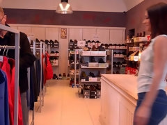 Blow Out Deal - Salesgirl Gets Her Ass And Pussy Stuffed In Store