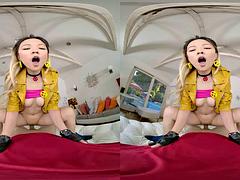 Some video: Blowjob, Doggy  Cowgirl VR Porn