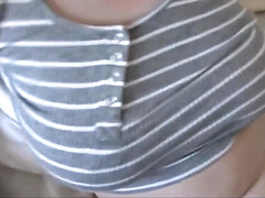 Enthousiasteling, Amerikaans, Pijpbeurt, Rondborstig, Sperma shot, Hondjeshouding, Moeder die ik wil neuken, Orgasme