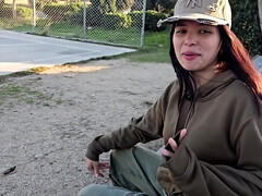 18 jahre, Leie, Blasen, Spermaladung, Süss, Schwanz, Latina, Öffentlich