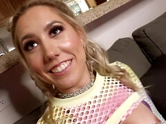 Anal, Blonde, Sucer une bite, Adolescente, Jouets