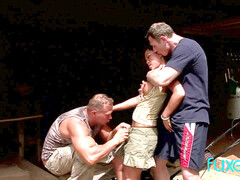 アナル, アジア人, ダブル開発, 三人