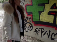 Leie, Süss, Schwanz, Deutsch, Hardcore, Zierlich, Öffentlich, Realität