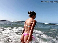 slut fucking tasty on the beach - Ana Rothbard