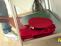 デカ尻, デカチン, ブロンド, フェラチオ, 現実, 剃毛, ティーン, おもちゃ