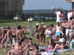 Playa, Universidad, Despelote, Novia, Desnudo, Público, Estudiante, Adolescente