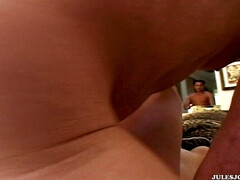 Anaal, Bruinharig, Dubbele anaal, Dubbele penetratie, Groepseks, Hardcore, Trio, Tieten likken