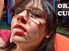 18 jaar, Enthousiasteling, Compilatie, Sperma in mond, Sperma in gezicht, Groep, Hd, Tiener