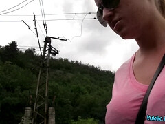 素人, ブロンド, フェラチオ, ヨーロピアン, お金, 自然山雀, ハメ撮り, 公共