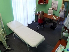 69, Amateur, Médecin, Doigter, Lesbienne, Infirmière, Bureau, Uniforme