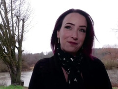 Chica, Verga grande, Tetas grandes, Mamada, Pelirrojo