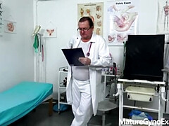 Médico, Examen, Abierta, Ginecologo, Hd, Maduro, Desnudo, Coño