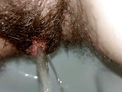 Enthousiasteling, Achter de coulissen, Fetisj, Harig, Huisgemaakt, Kut duiken, Toilet, Nat