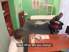 舐める尻, フェラチオ, 医者, 看護婦, オフィス, ハメ撮り, オマンコ, コキ