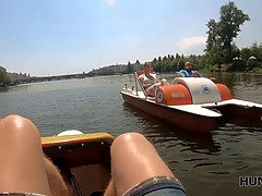 Sofia Lee & Matt Darco go wild in a wild outdoor threesome