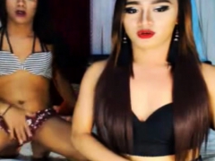 Amateur, Sucer une bite, Branlette thaïlandaise, Masturbation, Transsexuelle, Webcam