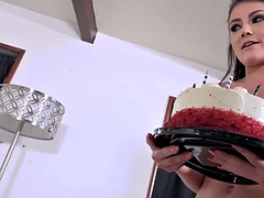 フェラチオ, 茶髪の, ぽちゃ, グループ, 手コキする, ホテル, メイド, ティーン