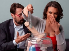 デカ尻, フェラチオ, 茶髪の, バック, 黒人, 指いじり, 異人種間, 淫乱熟女