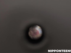お尻, フェラチオ, バック, 現実, ゴックンする, ティーン, 三人, オッパイの