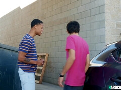 Tetas grandes, Mamada, Tetona, Gordita, Interracial, Latina, Español, Trio