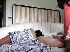 Pijpbeurt, Bruinharig, Stel, Sperma, Kut duiken, Tiener