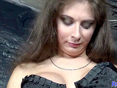 Solo Russian tgirl playing donk with dildo