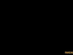 Leie, Blasen, Hundestellung, Masturbation, Büro, Muschi, Titten