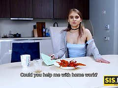 Girl needs help that stepbrother provides in exchange for sex