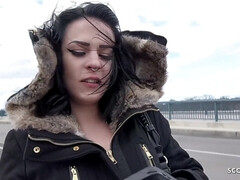 GERMAN SCOUT - CUTE TEENAGE MARIE TALK TO SCREW FROM STREET FOR CASH IN BERLIN - Cum Load