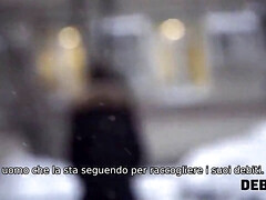 Sucer une bite, Brunette brune, En levrette, Hard, Jeans, Chatte, Réalité, Rugueux