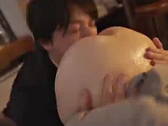 Leie, In den arsch, Asiatisch, Japanische massage