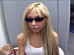 アナル, 美女, ブロンド, グループ, オッパイの