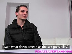 MILF is shy guys last chance to lose his virginity