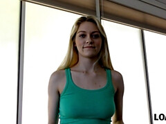 Good-looking Alli Rae - czech casting clip - Loan4k