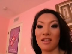 Asa Akira plays with herself