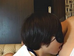 Asiático, Gorda, Mamada, Tetas