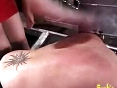 Bondage discipline sadomasochisme, Grote mammen, Dominante vrouw, Fetisj, Hardcore, Latex, Roodharige vrouw, Speelgoed