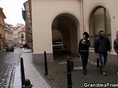 Kont, Bruinharig, Oudere vrouw, Hd, Moeder die ik wil neuken, Moeder, Stiefmoeder, Trio