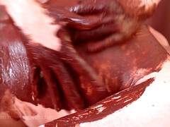 Lieveling, Mooie dikke vrouwen, Grote kont, Grote mammen, Masker, Masseren, Natuurlijke tieten, Tieten likken