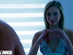 アナル, ブロンド, フェラチオ, バック, ハードコア, キス, ティーン, オッパイの