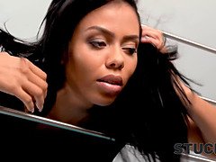 Kont, Grote kont, Grote mammen, Bruinharig, Rondborstig, Hd, Natuurlijk, Natuurlijke tieten