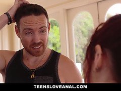Teensloveanal - gorgeous redhead teen (Amber Ivy) nailed in butt