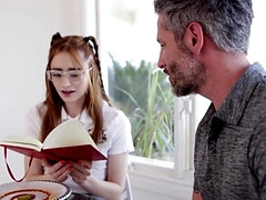 美女, 中出し, ハードコア, ハメ撮り, 赤毛, いじめ, ティーン, オッパイの