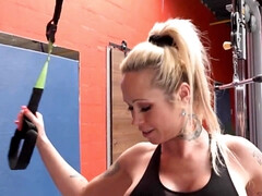 Ashley More in the gym - Ashley more